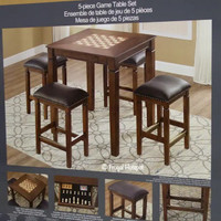 Well Universal 5 Piece Game Table Set
