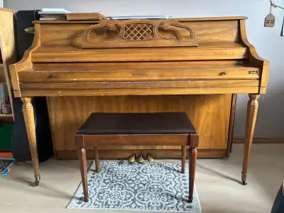 Kimball Piano with Bench, View more