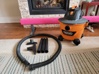 RIDGID 45L Wet/Dry Vacuum with 2 Filters & Accessories