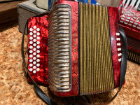 Hohner Corona diatonic accordion in GCF $900 exc condition.