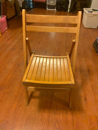 Chaise pliante en bois, Wood folding chair