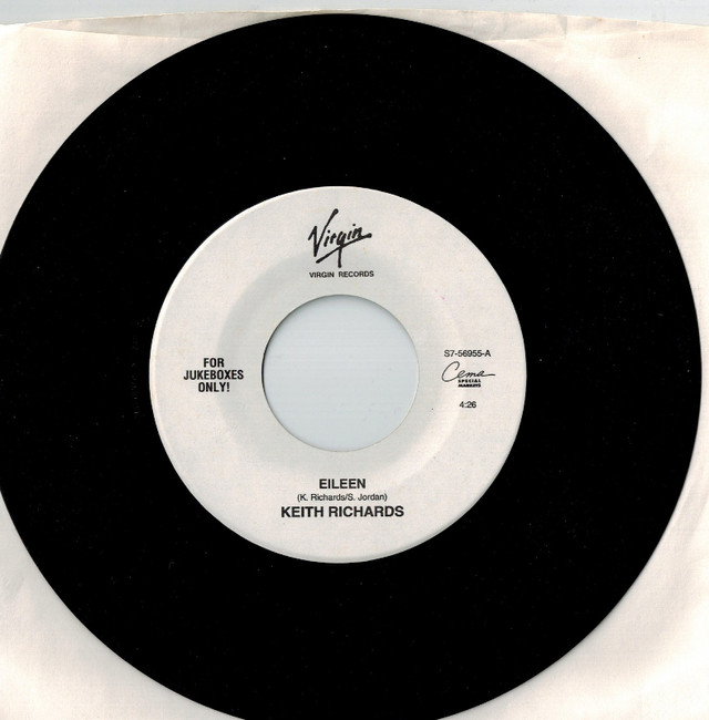 Keith Richards 45 vinyl record EILEEN wicked as it seems VIRGIN in CDs, DVDs & Blu-ray in Kitchener / Waterloo