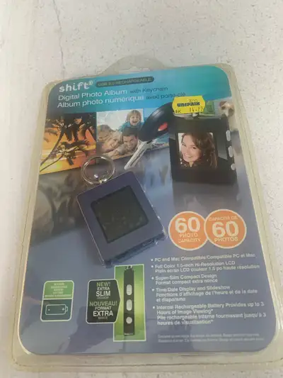 Compact Photo Album with key chain, View more