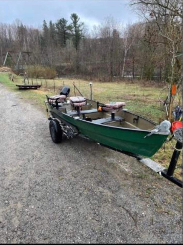 Chaloupe de pêche 16 pieds equipé Vedettes et bateaux à moteur