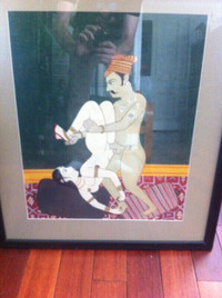 KAMA SUTRA themed framed wall art