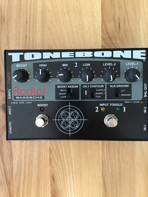 Radial Tonebone Bassbone pedal in Amplificateurs et pédales  à Edmundston