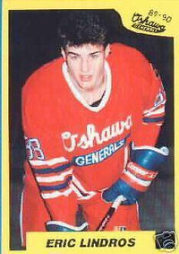 1989-90 OSHAWA GENERALS .. 23 card team set .. with ERIC LINDROS