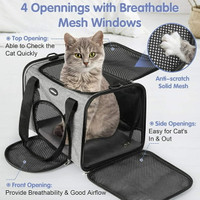 rabbitgoo Small Pet Travel Carriers Airline Approved Soft-Sided