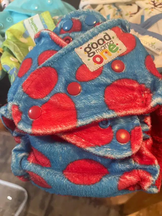 Bummis pre folds and covers cloth diapers lot in Bathing & Changing in Ottawa - Image 4