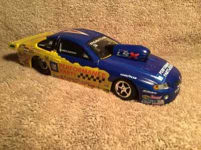 Warren Johnson 2007 pro stock GTO $50 , warren Johnson 2005 schools out pro stock $50 , Jeg Coughlin...