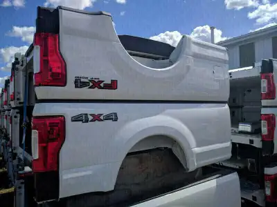 2017 - 2025 Ford F250/F350 Super Duty 8ft truck boxes new take offs, white, aluminum body comes with...