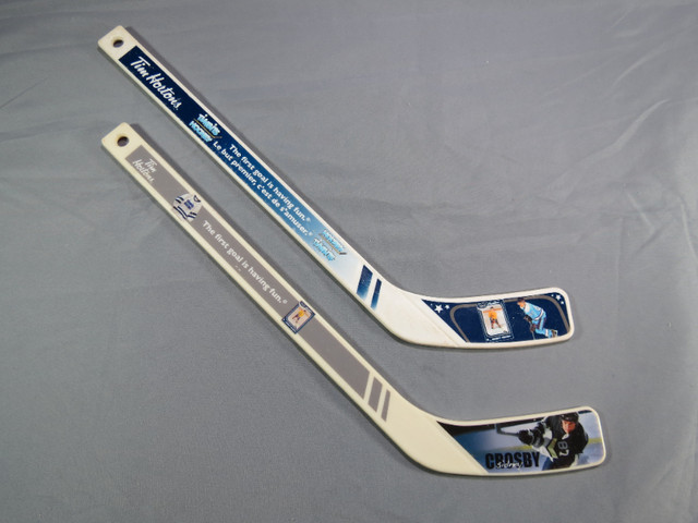 NHL Set Of 2 Sidney Crosby Tim Hortons Timbits Mini Hockey Stick in Arts & Collectibles in Moncton