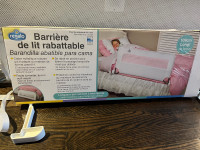 Swing down bed rail / Barrière de lit rabattable 