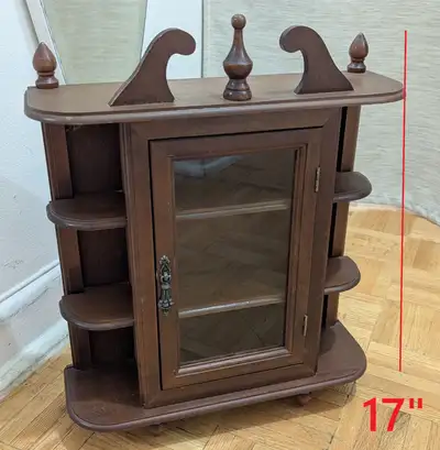 73 ads for antique glass cabinet display in Hutches & Display