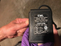 EML Model 25001 class 2 power supply; Indoor use only