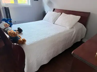Double Sleigh Bed Frame & mattress , View more