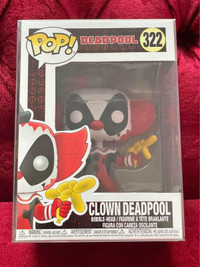 Clown Deadpool Bobble-head Funko Pop! #322 Marvel Brand