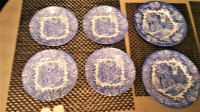 Plates Ironstone Tableware 6 pce Antique made in England