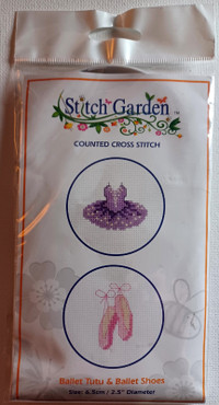 Stitch Garden - Counted Cross Stitch - Ballet Tutu & Shoes