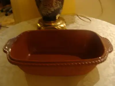 Fox Run Craftsmen Plat en terre cuite rectangulaire, View more