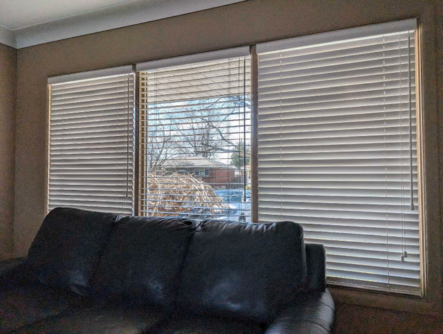 Faux wood blinds in Window Treatments in Windsor Region - Image 2