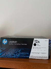 HP 12A Dual Pack Toner Cartridges