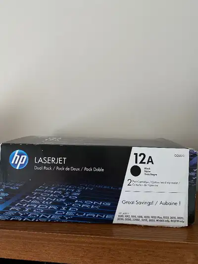 HP 12A Dual Pack Toner Cartridges, View more
