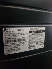 50 inch lg plasma tv