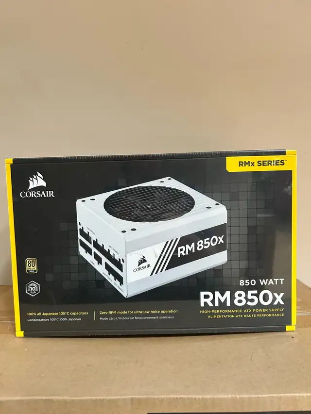 Computer case and Power supply Corsair RM850 x in System Components in City of Toronto - Image 4