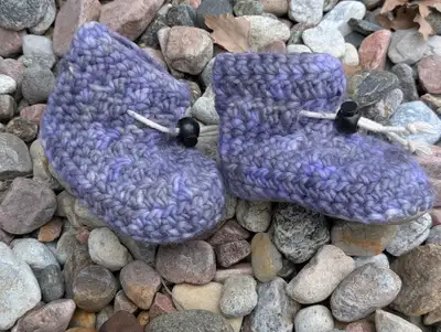 Wool and shearling baby slippers (size 18-24 months old), View more