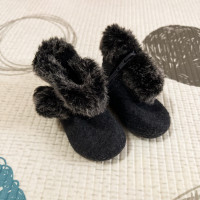 Toddler baby winter boots 4-5”