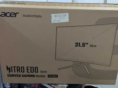 Vend écran d'ordinateur ACER 165Hz 31.5 pouces en parfait état. Plusieurs autres annonces car déména...
