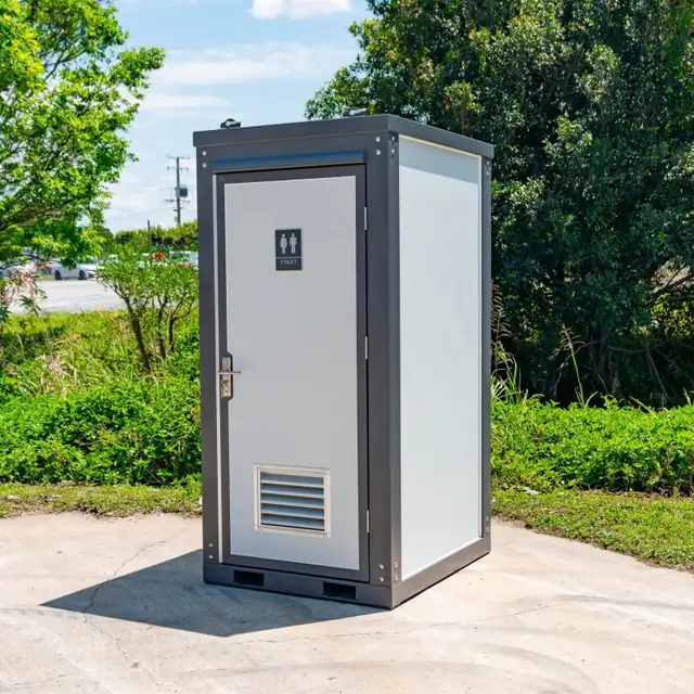 Double Stall Portable Toilet