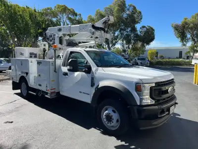 2020 Ford F550 Altec AT41-MH Bucket Truck Material Handler Outriggers Two man bucket Diesel 6.7 Powe...