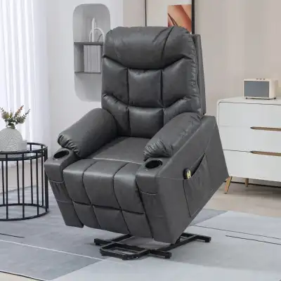 Lift Chair for Elderly, PU Leather Electric Recliner Chair with, View more