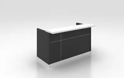 ***Zina II Reception Desk Black from $499***, View more