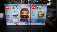 LEGO Brickheadz 41617 Elsa, 41618 Anna & Olaf Both for $80  BNIB