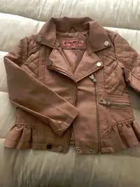 URBAN REPUBLIC Girls Faux Leather Jacket - Size 5/6