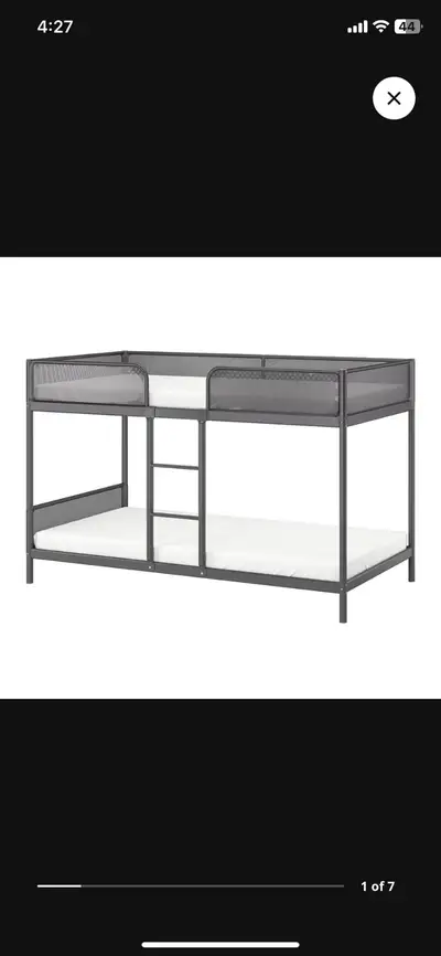 twin bunk bed, View more