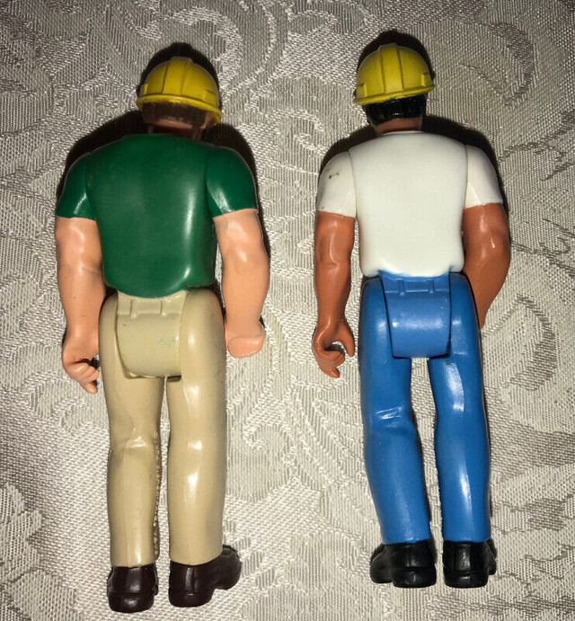 Vintage Fisher Price Adventure People Male Construction Workers in Toys & Games in St. Catharines - Image 2