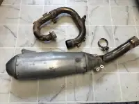 OEM / STOCK EXHAUST FROM 2014 YAMAHA YZ250F