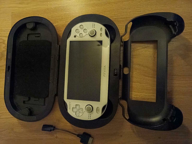 "hacked" 512gb PS Vita OLED, loaded with games and accessories in Sony PSP & Vita in Strathcona County - Image 2