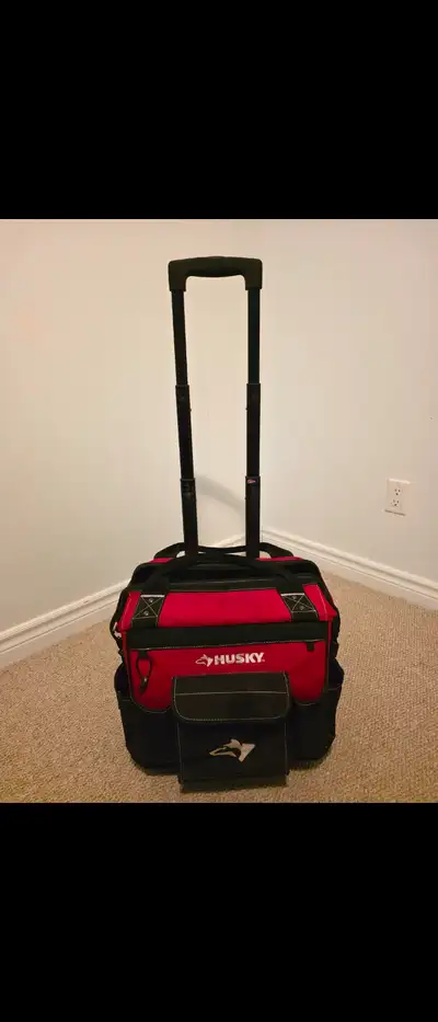 14 inch, Husky rolling tool bag for sale., View more