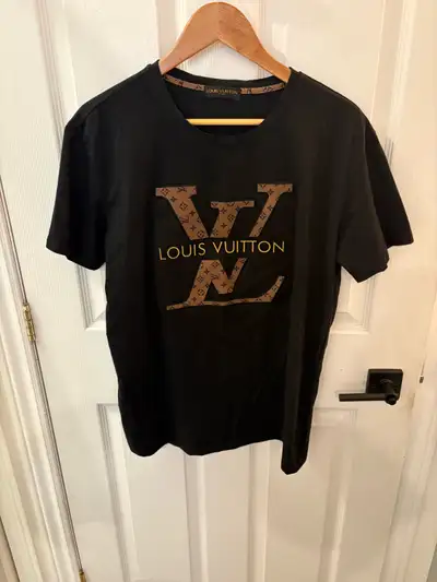 Faux Louis Vuitton streetwear T-shirt, View more