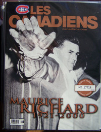 MAURICE RICHARD MAGAZINE "LES CANADIENS" #27718/30000 1999-2000