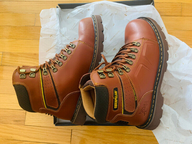 Mens Caterpillar Boots Size:8 - Color:Brown(Brand New Item) in Men's Shoes in Markham / York Region - Image 2