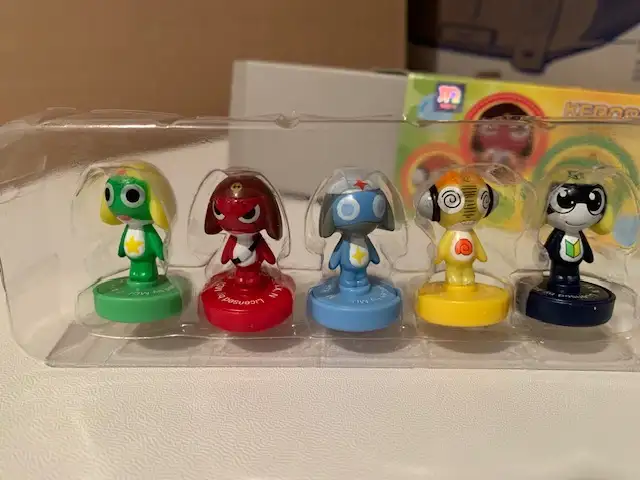 Keroro Animated Cartoon Figures Ink Stampers Set (New)63234807152899122