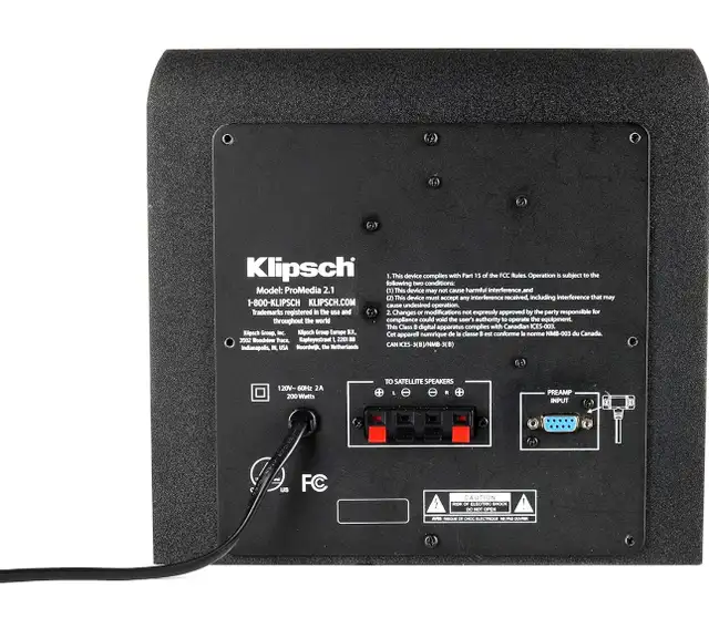Klipsch ProMedia 2.1 THX Certified Computer Speaker System | General ...