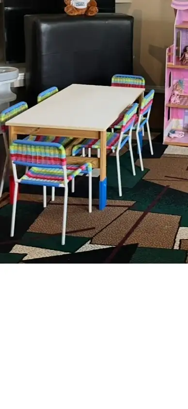 IKEA table & chairs (6), View more