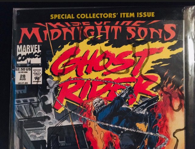 Ghost Rider 28 Marvel 1992 Rise of the Midnight Sons   in Comics & Graphic Novels in Brantford - Image 2